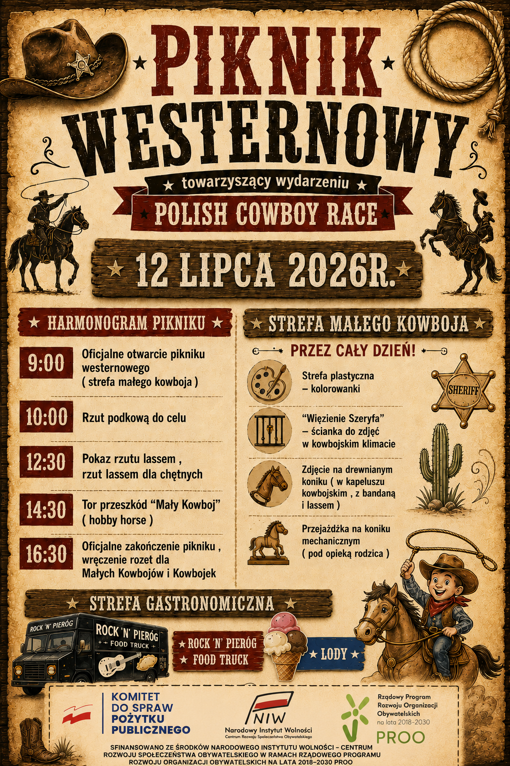 Piknik Westernowy przy zawodach Polish Cowboy Race 